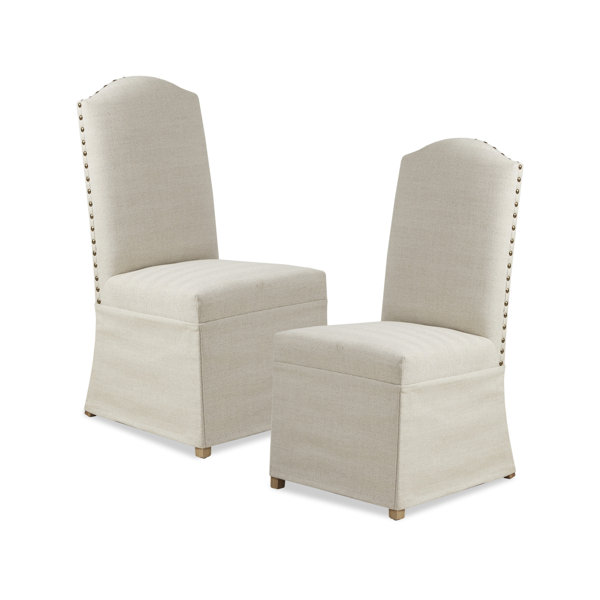 Skirted 2024 parsons chairs